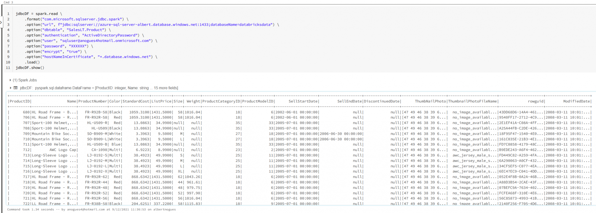 Databricks Connectivity To Azure Sql   Sql Server - Albert Nogués